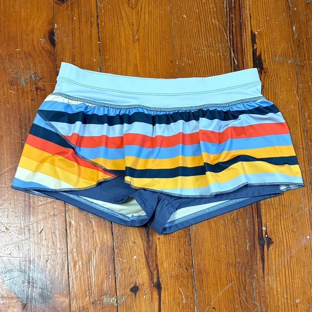 REI Colorful Striped‎ Athletic Shorts Girls Size Large 14-16